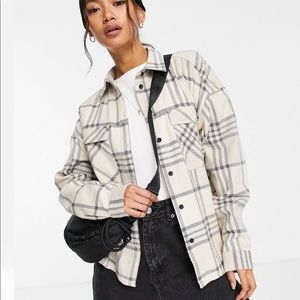 NWOT Dr. Denim Plaid Button Down